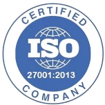ISO certified company 27001:2013