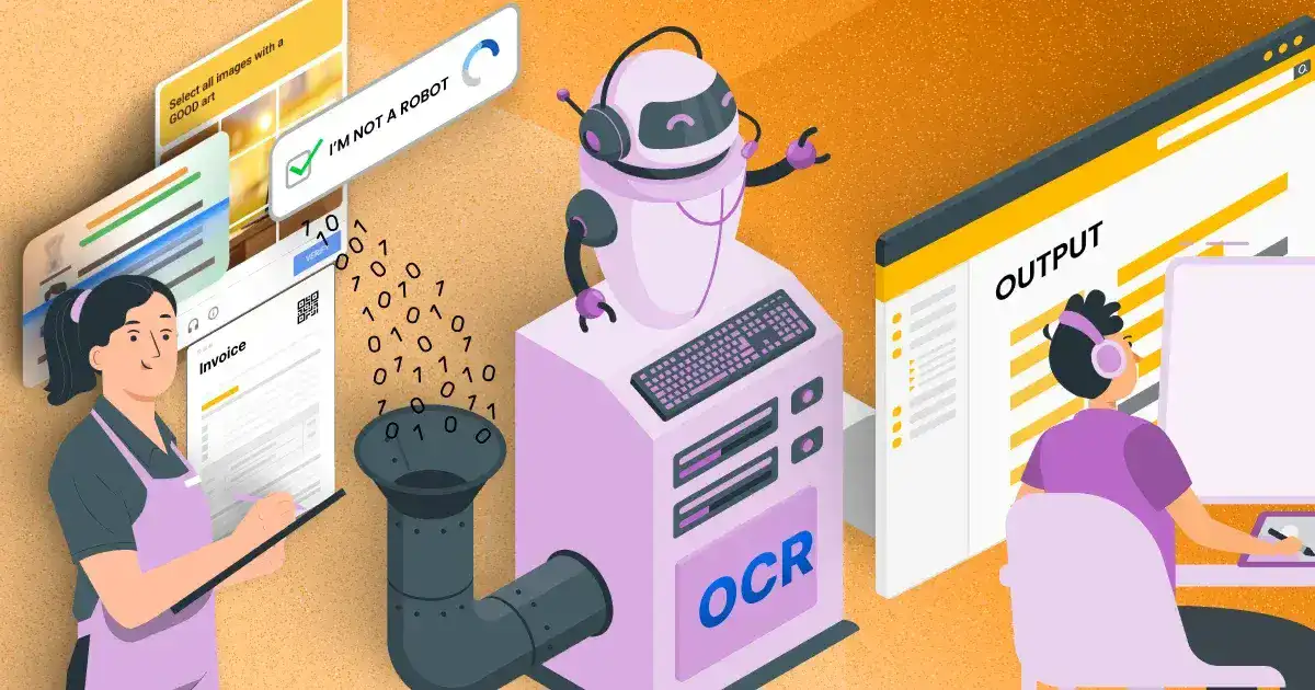 AI-powered OCR automates invoice data entry and verification processes.