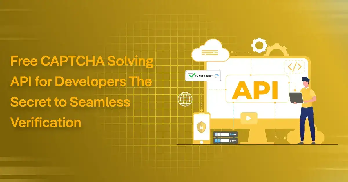 Easy-to-use CAPTCHA solving API for seamless verification automation.