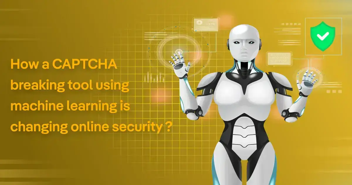 CAPTCHA breaking tool using machine learning