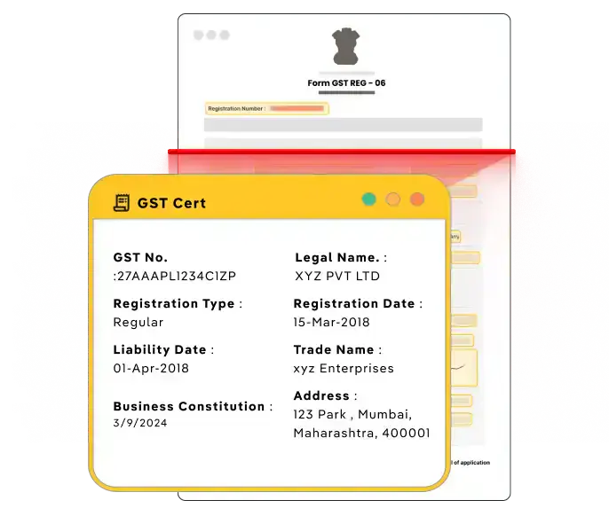 gst certificate ocr api