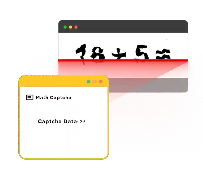 math captcha