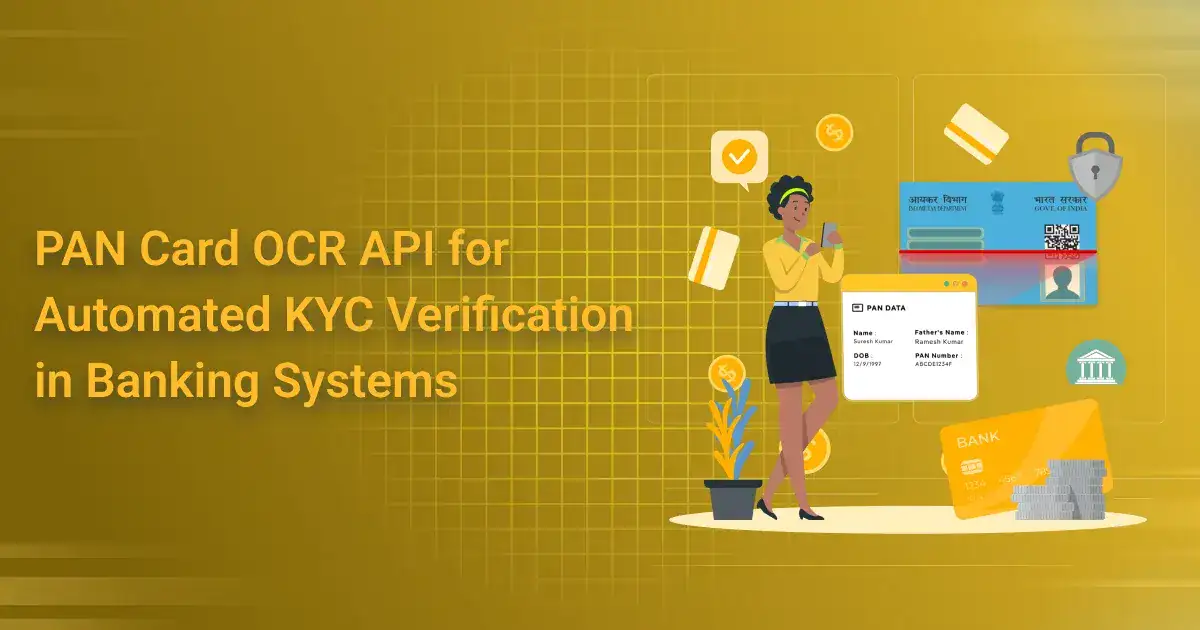 Efficient OCR API for PAN card verification in banking systems.