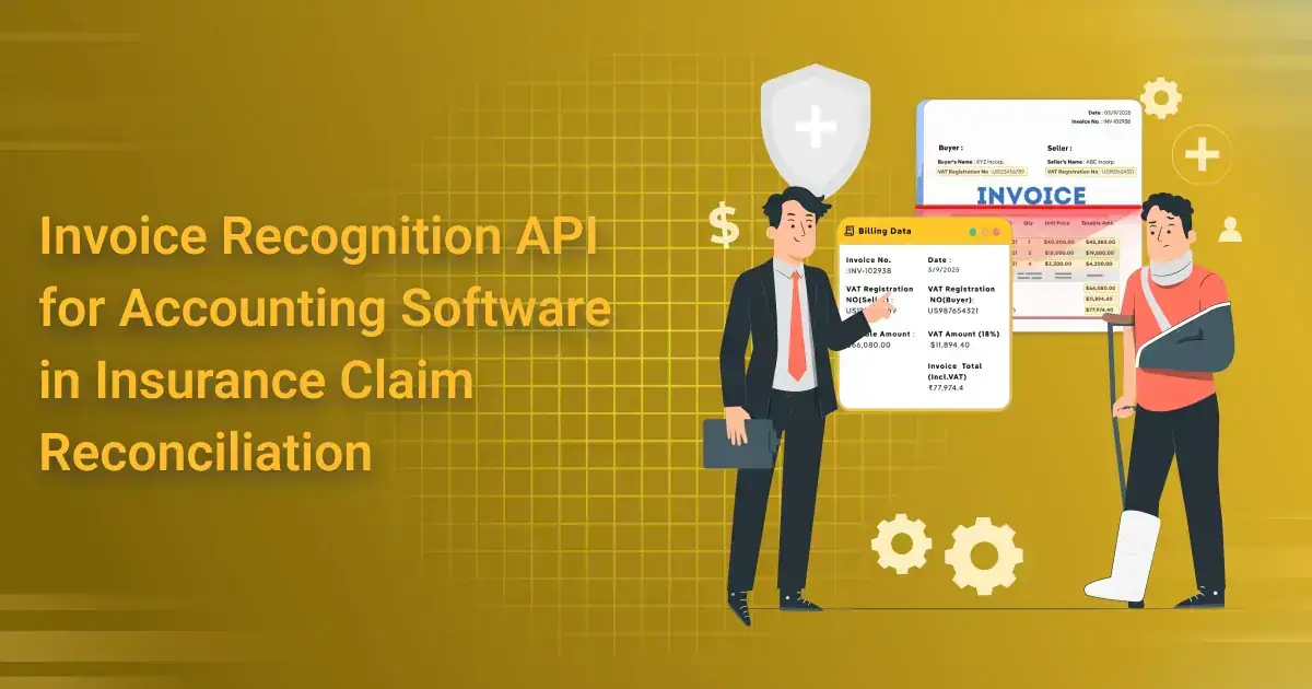 Invoice Recognition API for Accounting Software in Insurance Claim Reconciliation