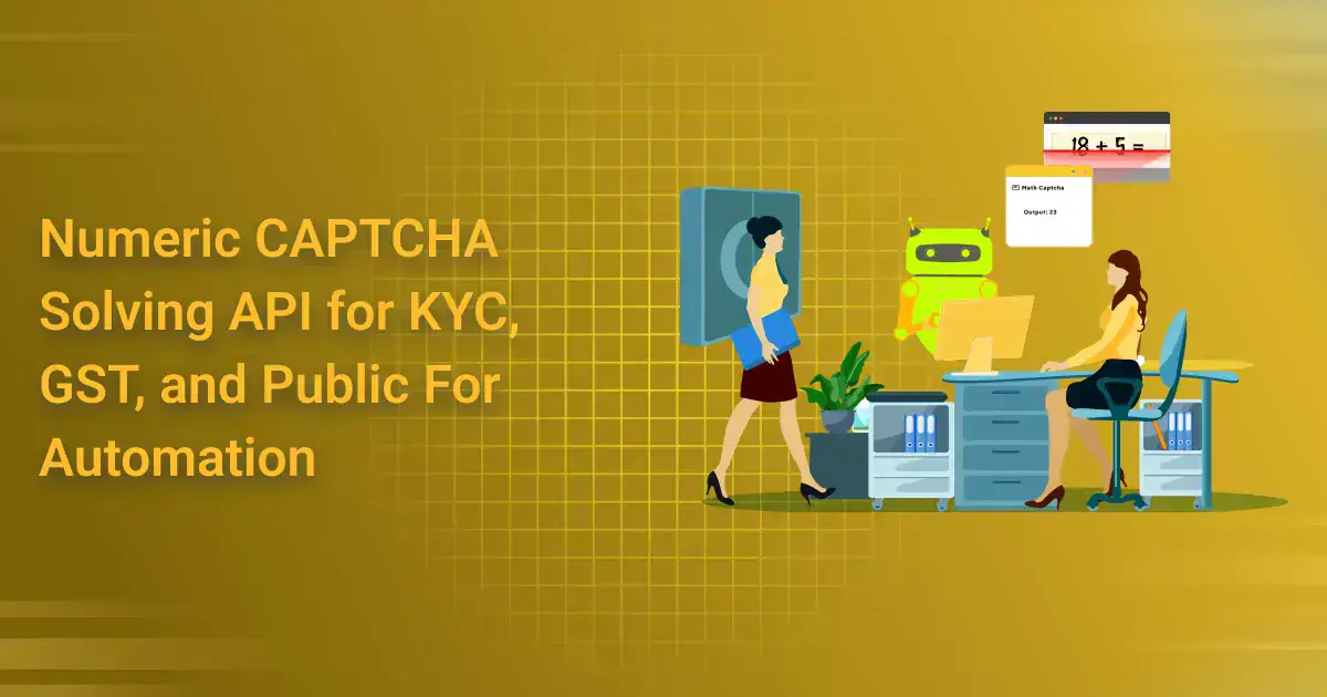 Numeric CAPTCHA Solving API for KYC, GST, and Public Form Automation