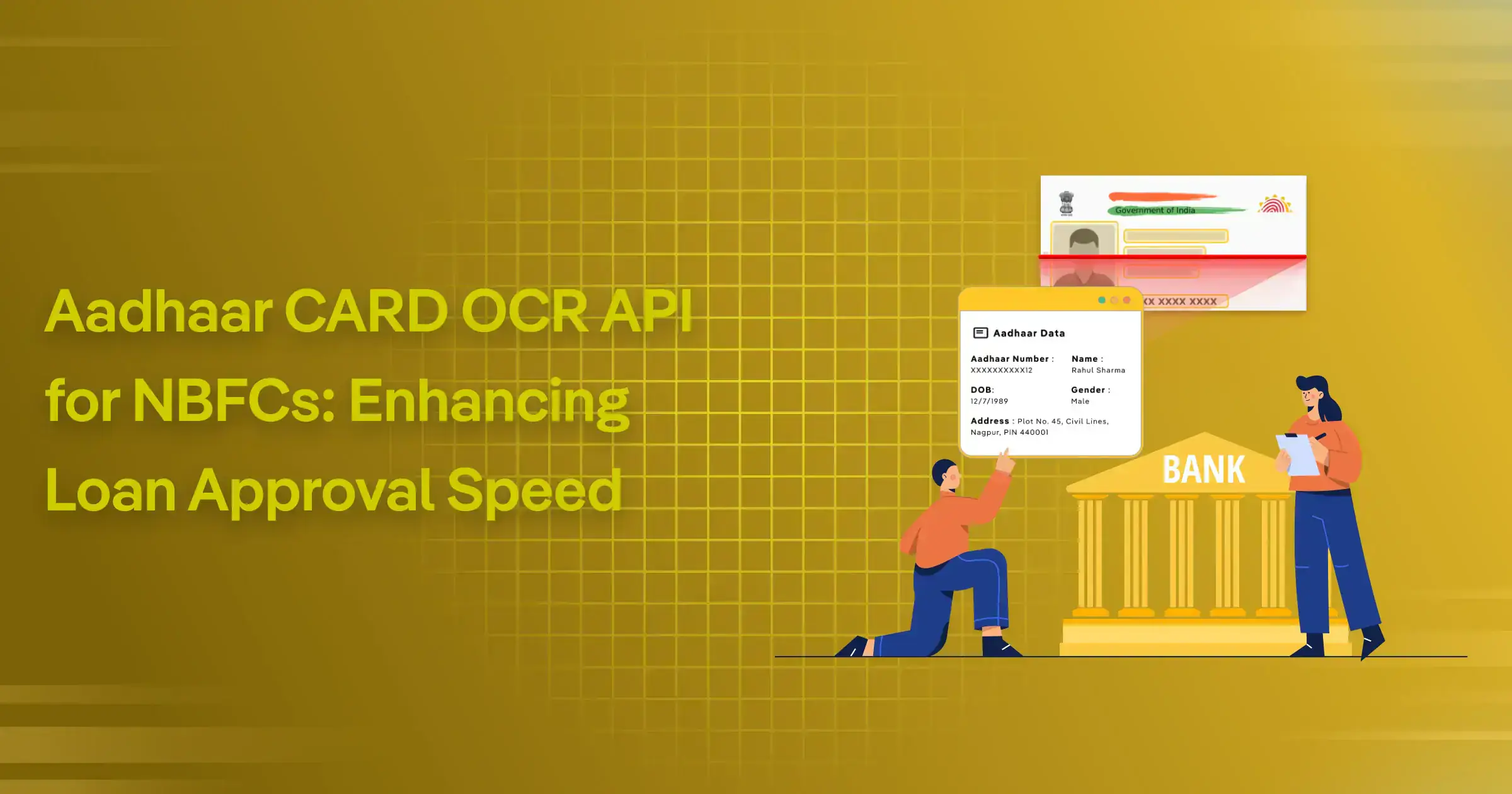 Aadhaar Card OCR API for NBFCs: Enhancing Loan Approval Speed