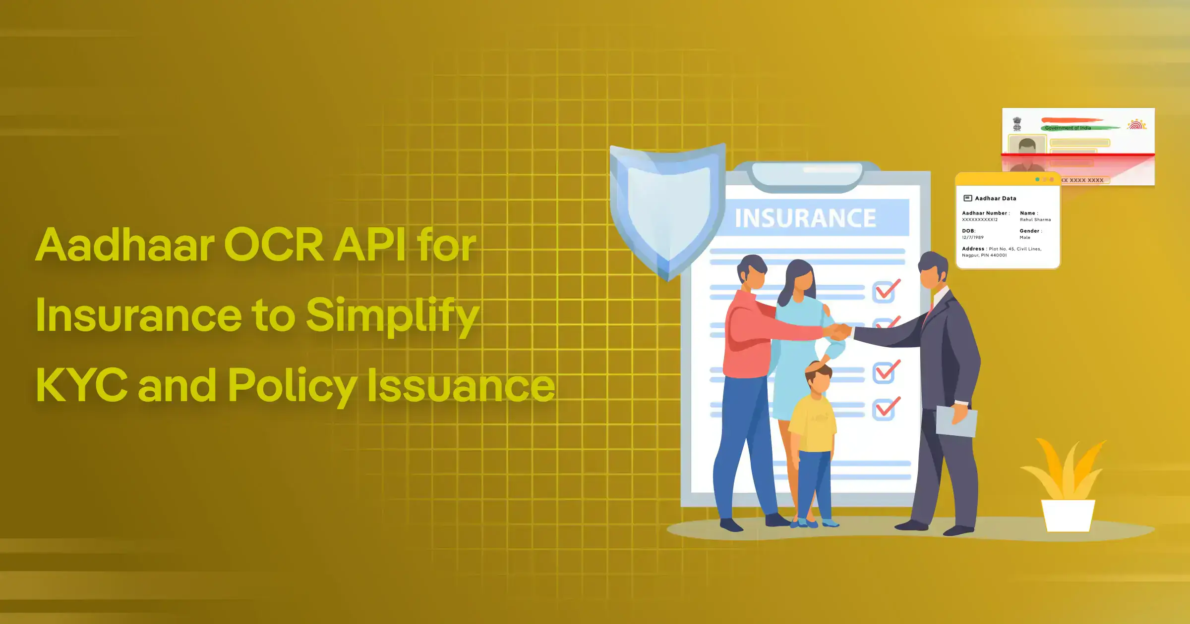 Aadhaar OCR API for Insurance to Simplify KYC and Policy Issuance