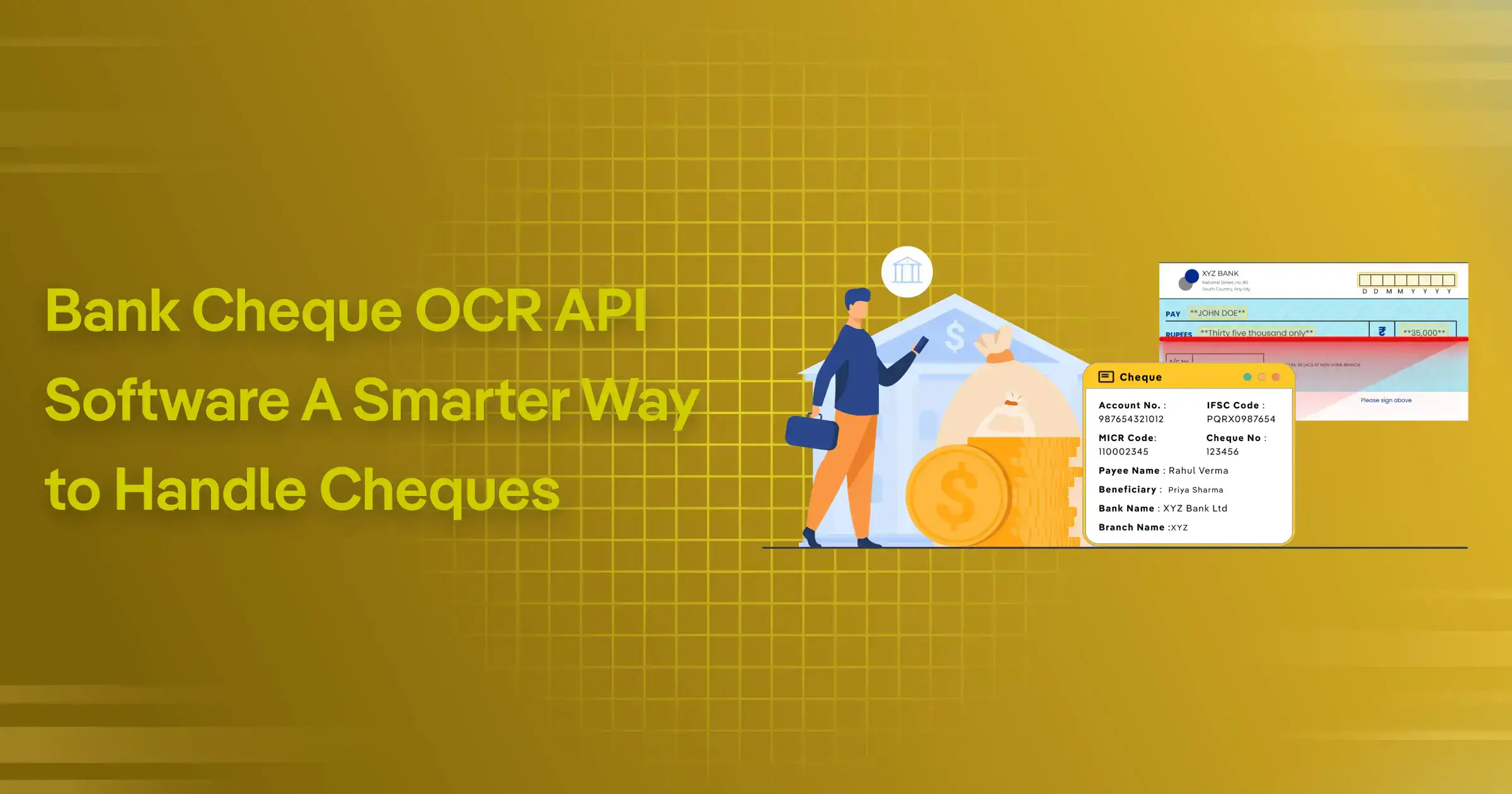 Bank Cheque OCR API Software: A Smarter Way to Handle Cheques