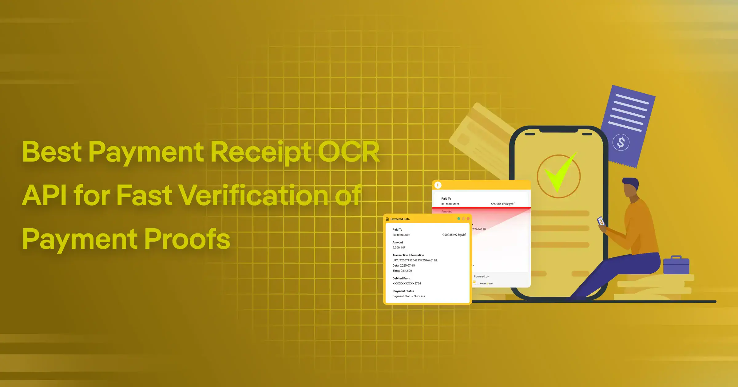 Best Payment Receipt OCR API For Fast Verification of Payment Proofs