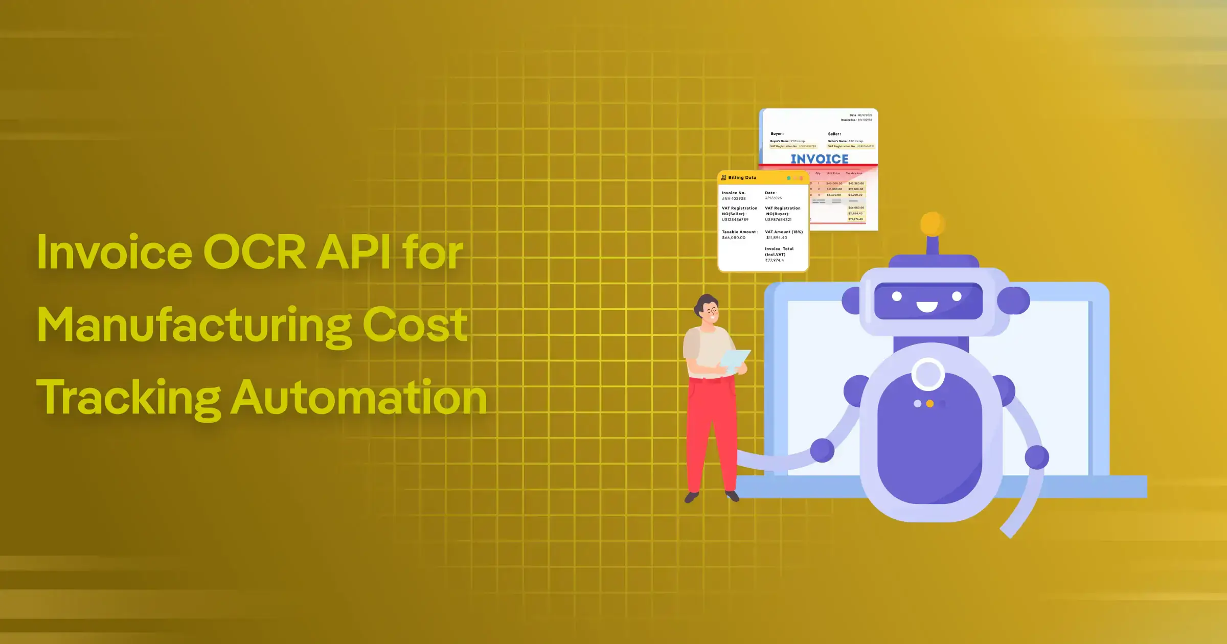 Invoice OCR API for Manufacturing Cost Tracking Automation