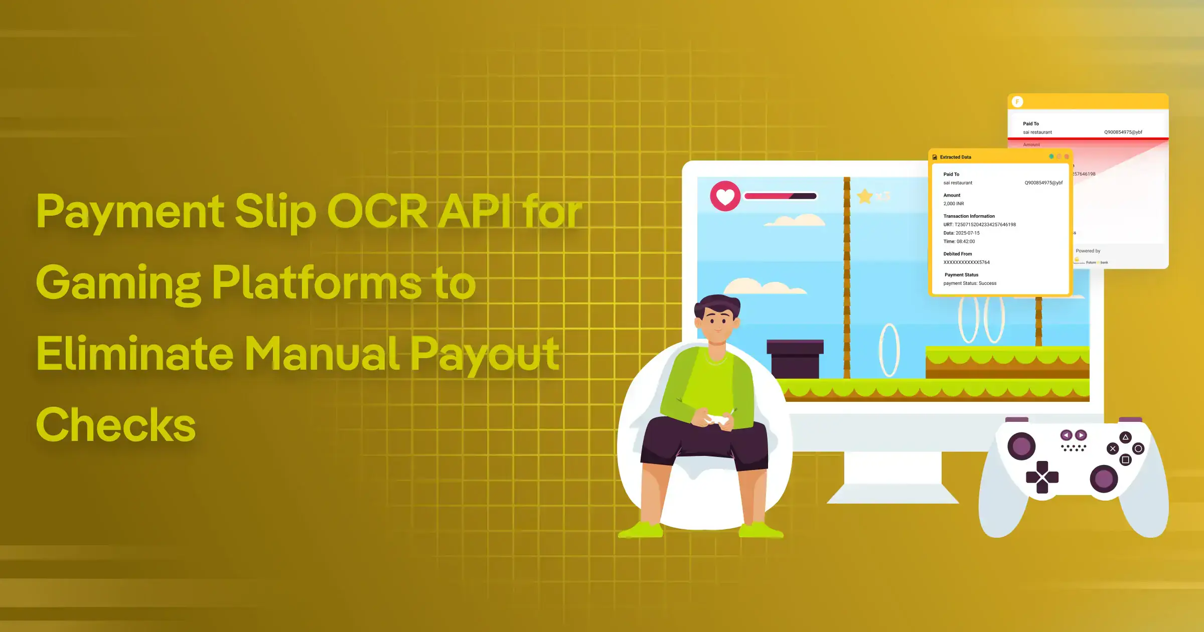 Payment Slip OCR API for Gaming Platforms to Eliminate Manual Payout Checks