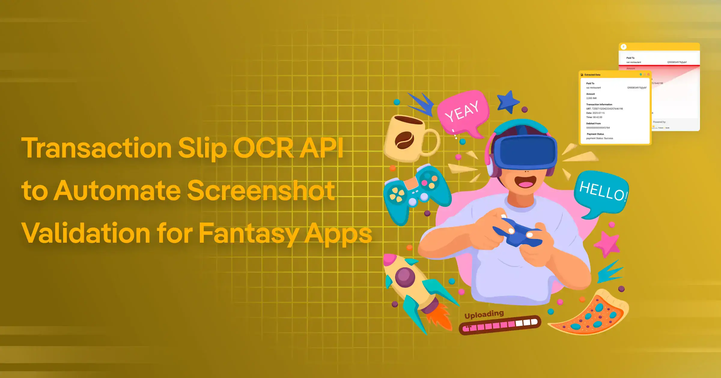 Transaction Slip OCR API to Automate Screenshot Validation for Fantasy Apps