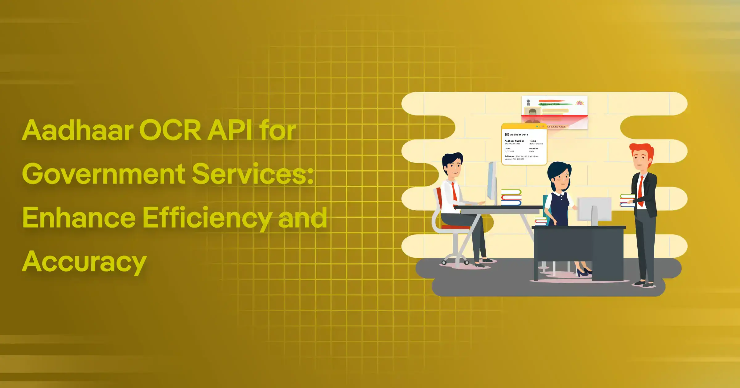 Aadhaar OCR API for Government Services: Enhance Efficiency and Accuracy