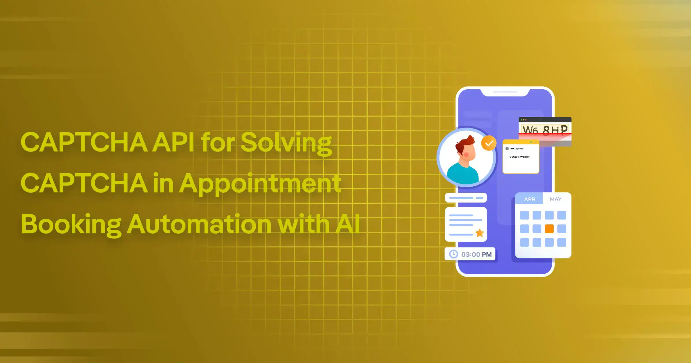 CAPTCHA API for Solving CAPTCHA in Appointment Booking Automation with AI