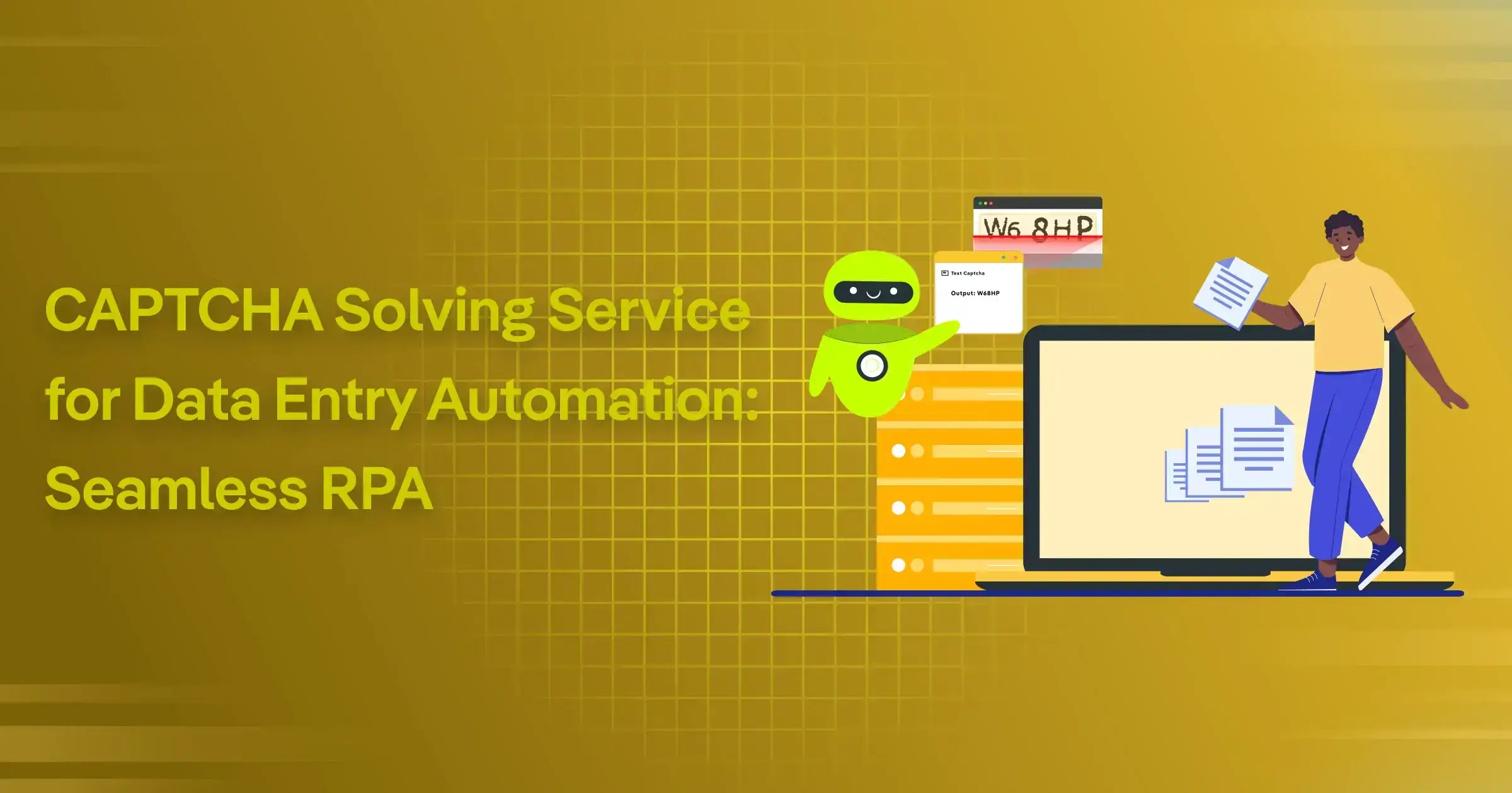 CAPTCHA Solving Service for Data Entry Automation: Seamless RPA