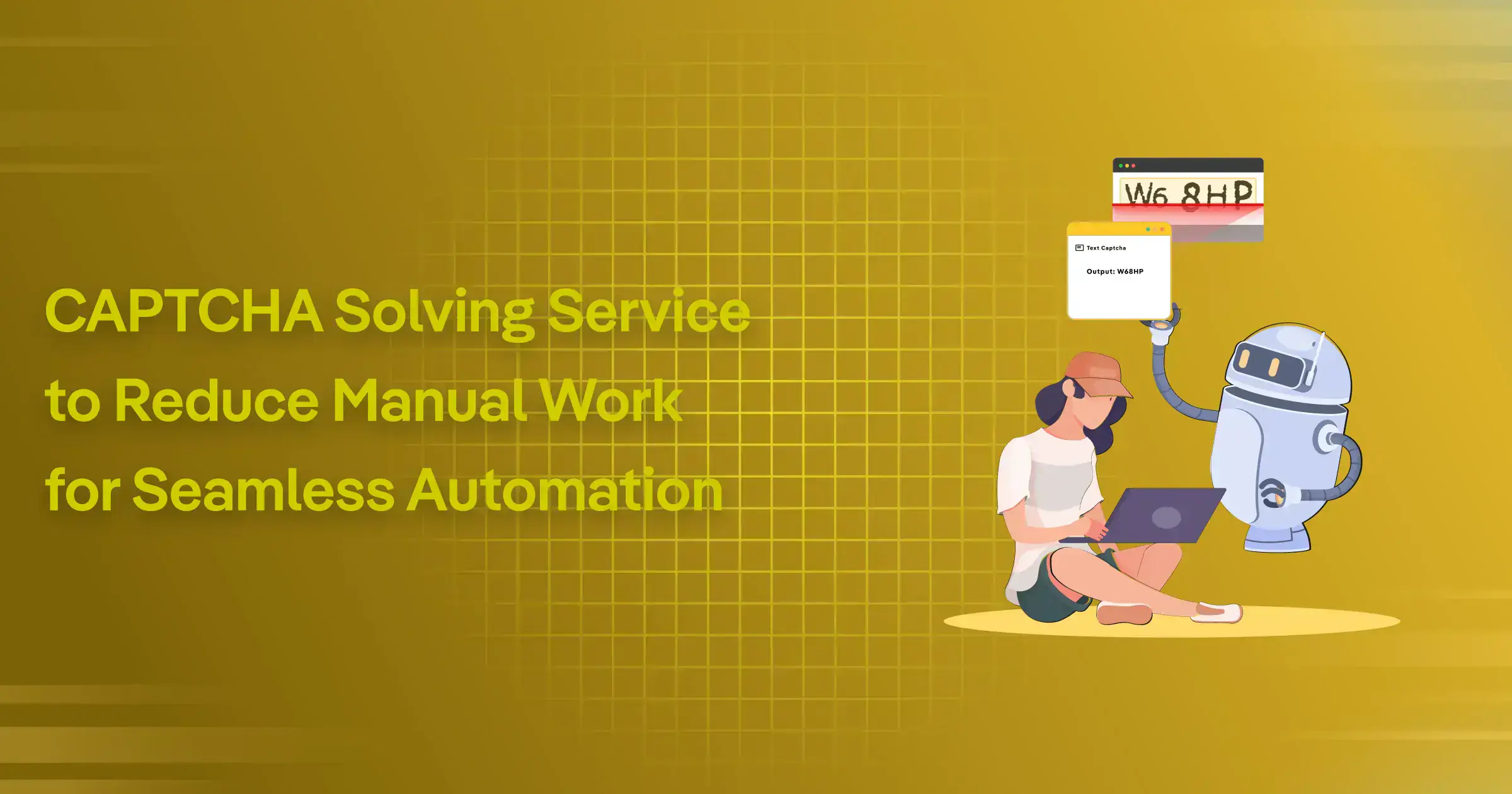 CAPTCHA Solving Service to Reduce Manual Work for Seamless Automation