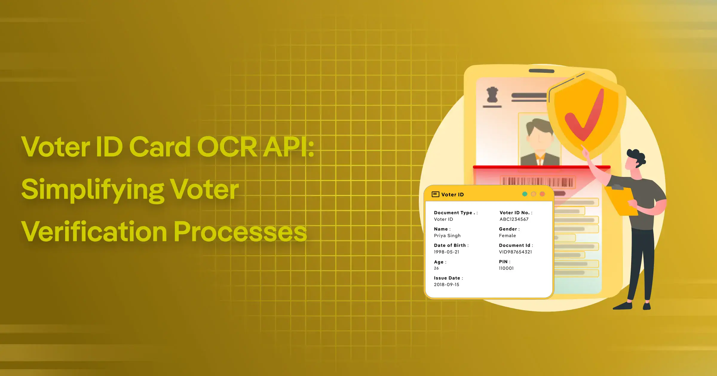 Voter ID Card OCR API: Simplifying Voter Verification Processes