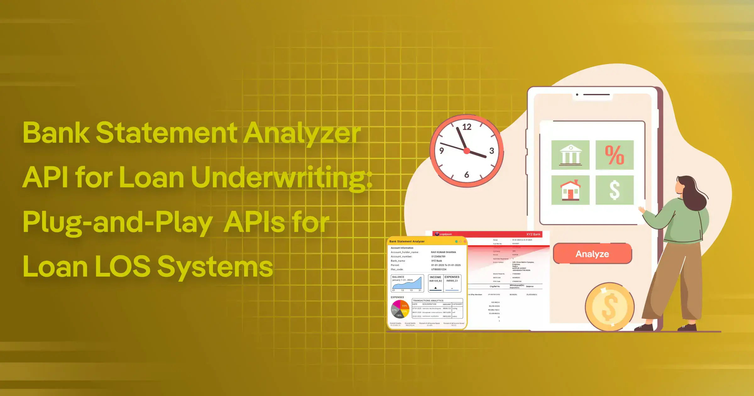 Bank Statement Analyzer API for Loan Underwriting: Plug-and-Play APIs for Loan LOS Systems