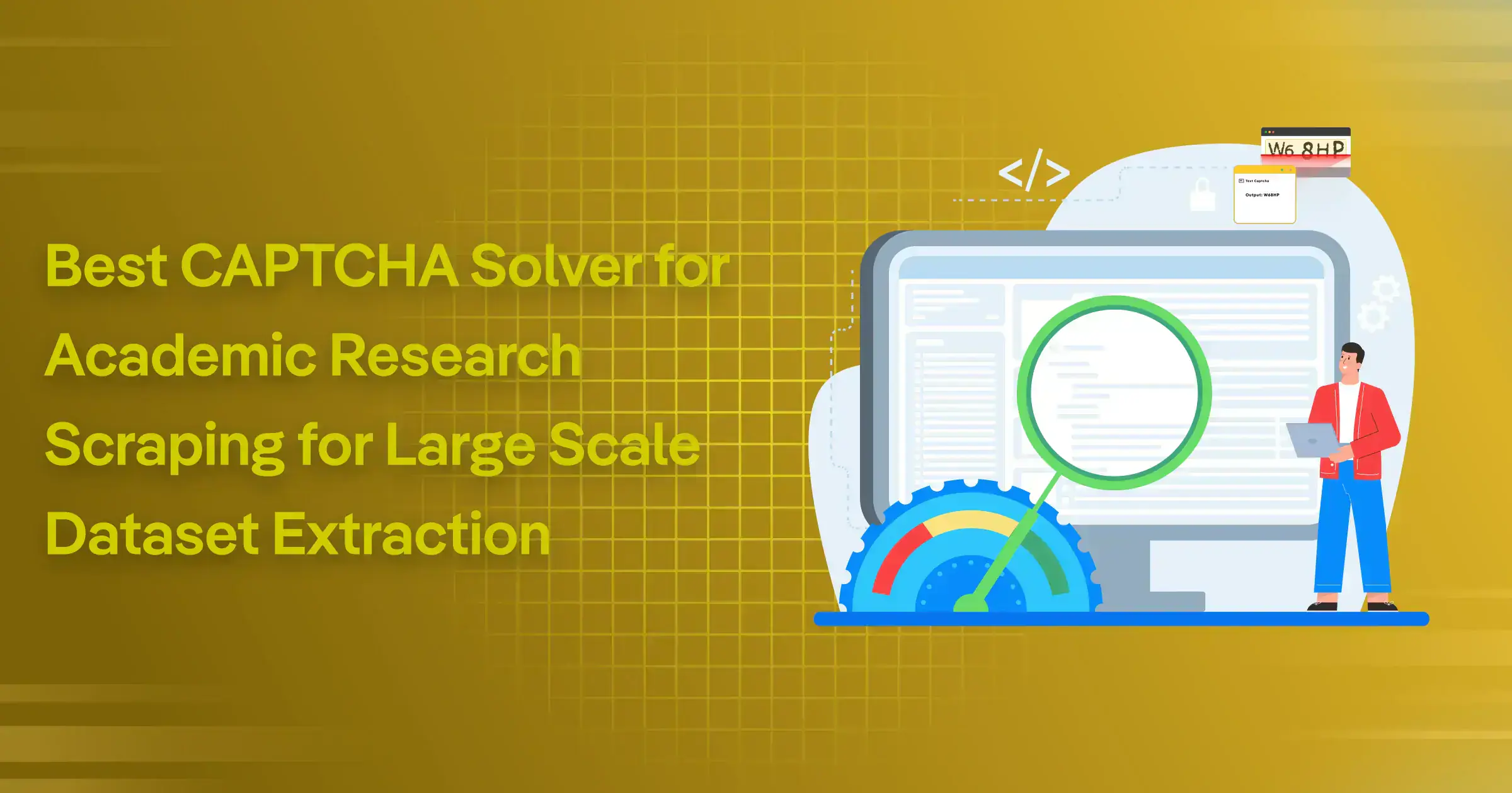 Best CAPTCHA Solver for Academic Research Scraping for Large-Scale Dataset Extraction