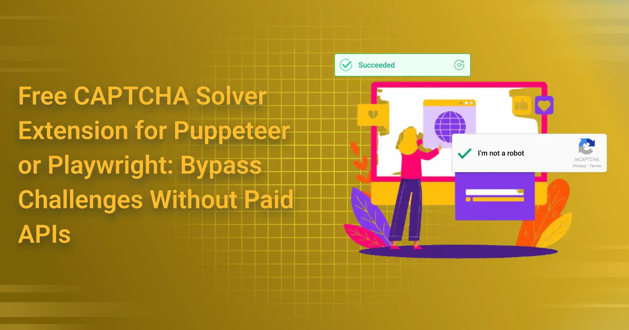 free captcha solver extension for puppeteer or playwright