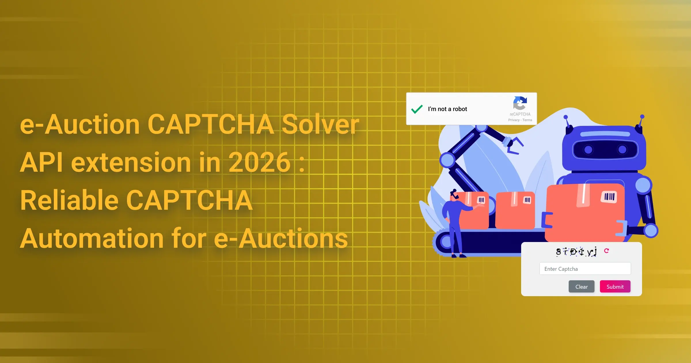 e-auction captcha solver api extension in 2026