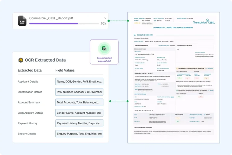 Cibil Commercial OCR API