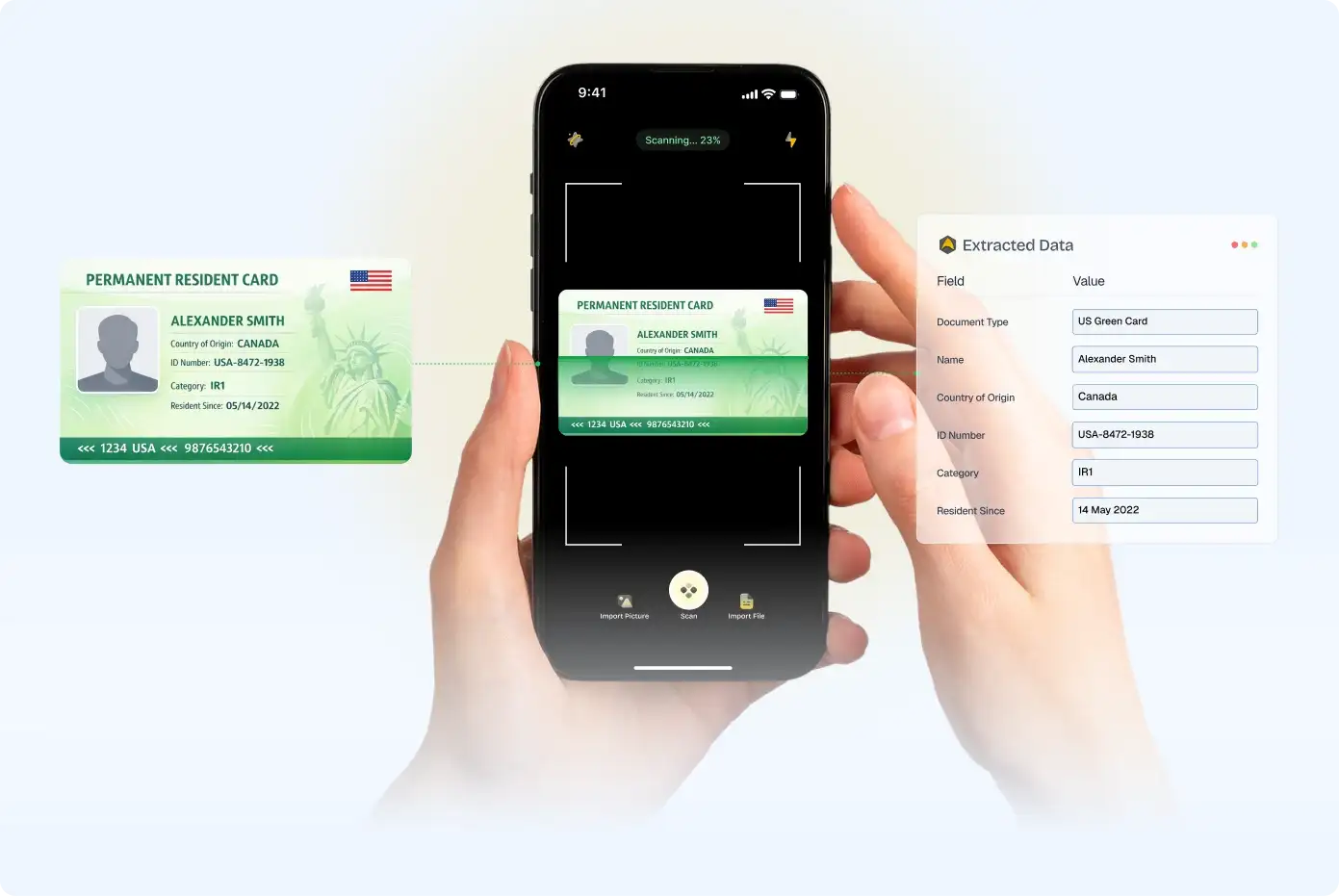 Green Card OCR API