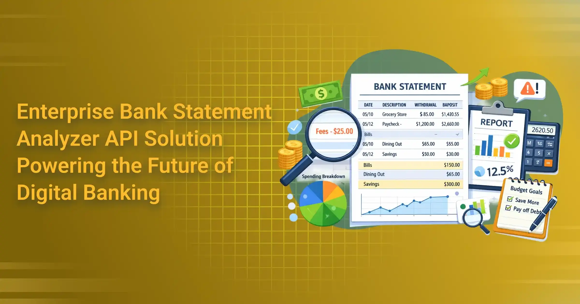 enterprise bank statement analyzer api solution