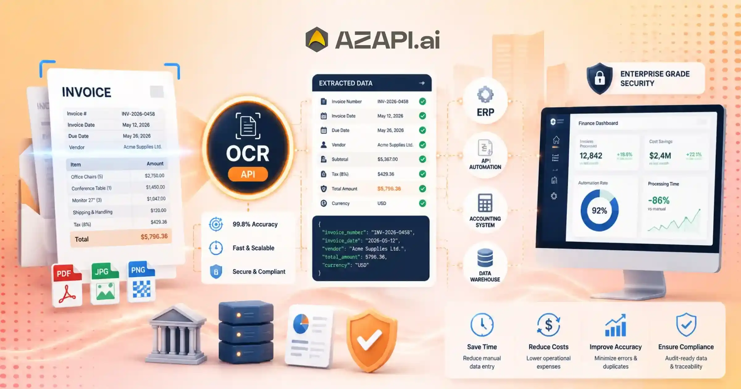 Invoice Field Extraction API for Invoice Data Extraction