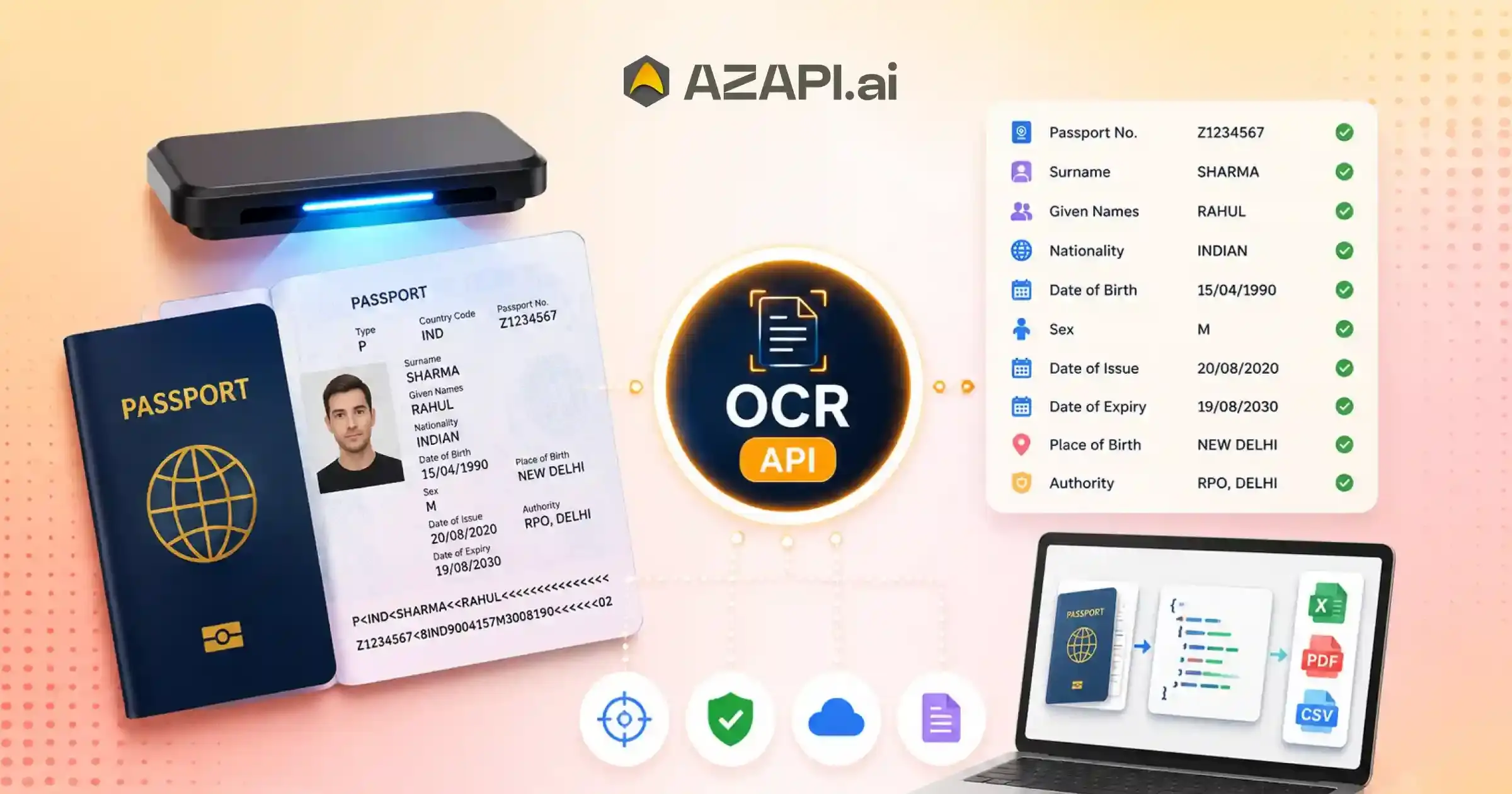 MRZ Scanning API for Passport Data Extraction
