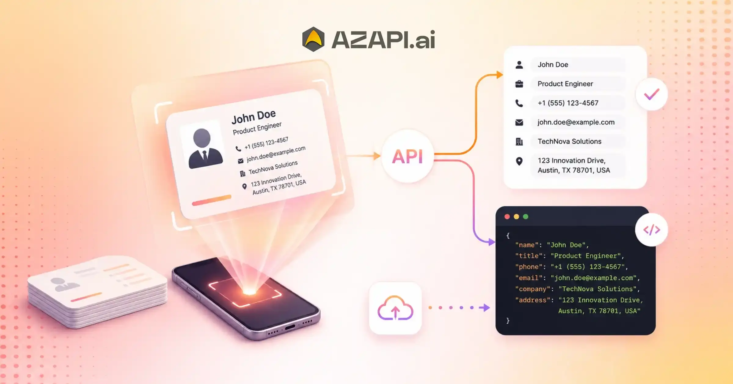 business card data extraction api